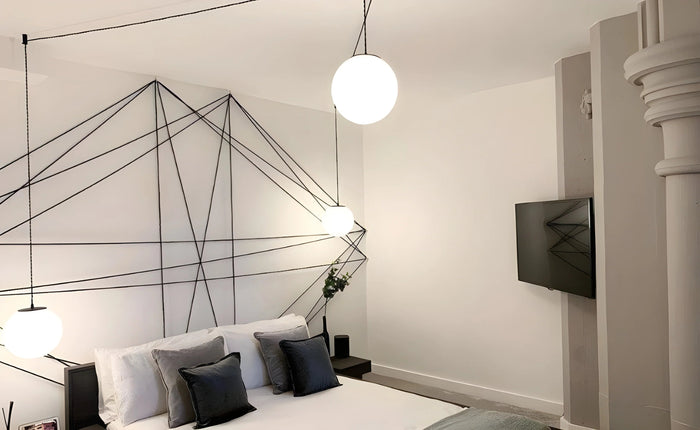 A Manchester i cavi diventano un’originalissima testiera - Creative Cables