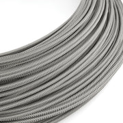 Cavo elettrico Extra Low Voltage rivestito in tessuto Bianco Ardesia Vertigo ERM37