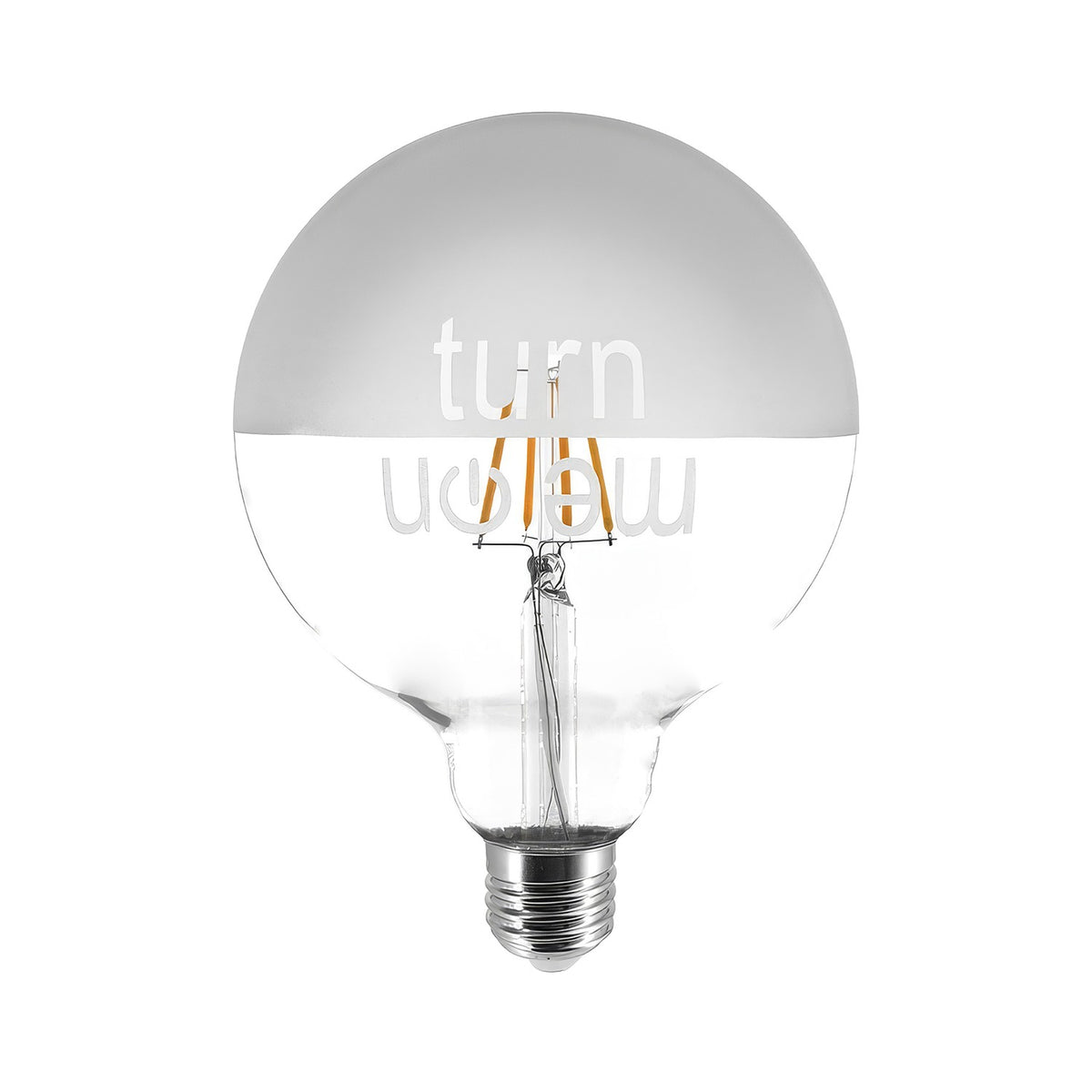 Lampadina LED Tattoo "Turn Me On" G125 4,5W 470Lm E27 2700K Dimmerabile