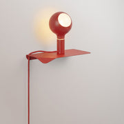 Combo Camo - Lampada con mensola - Rosso