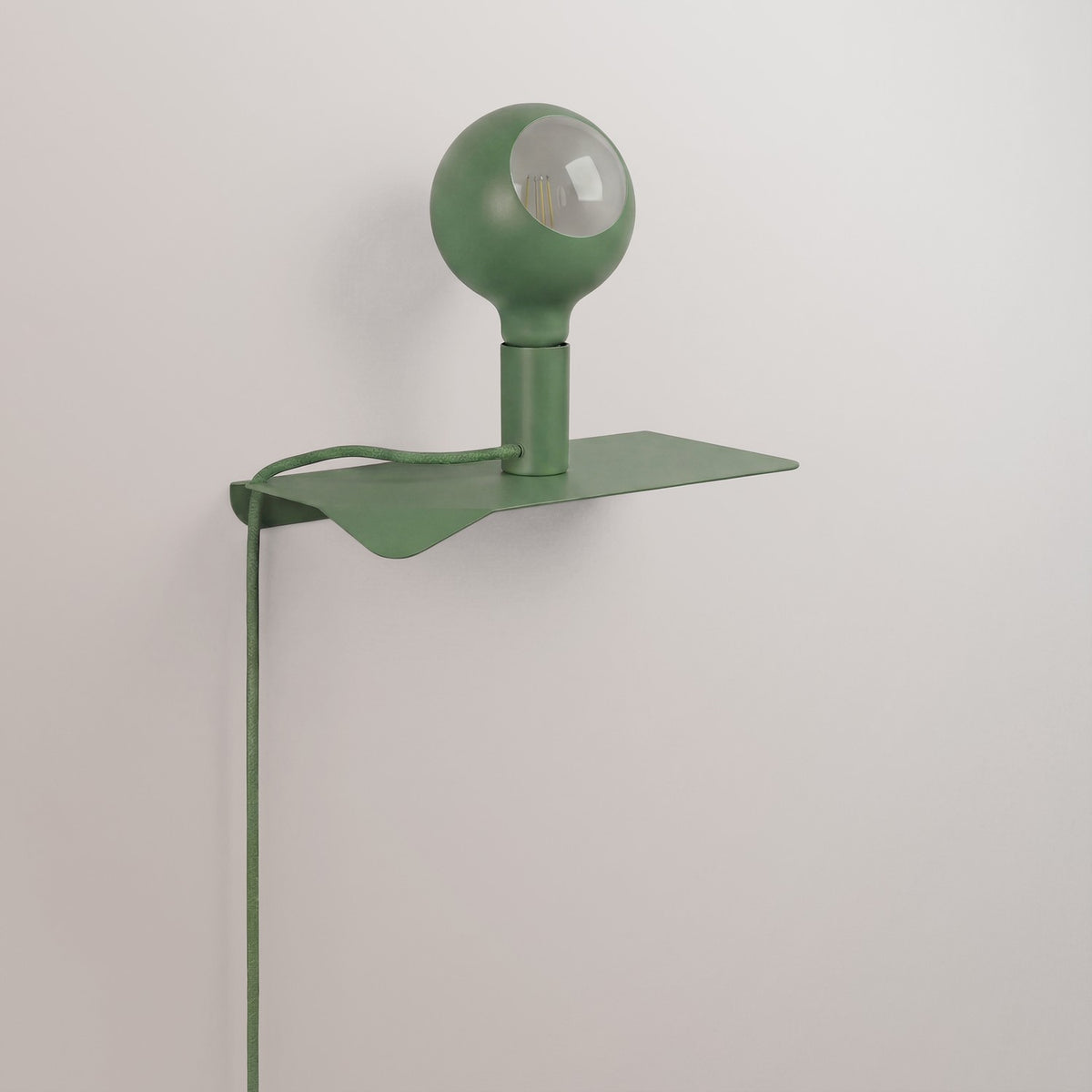 Combo Camo - Lampada con mensola - Verde