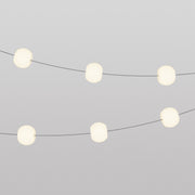 Catena luminosa 6 punti luce da esterno IP67 Grigio - Marina6 Cherry 70 cm