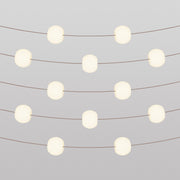 Catena luminosa 12 punti luce da esterno IP67 Desert Brown - Marina12 Cherry