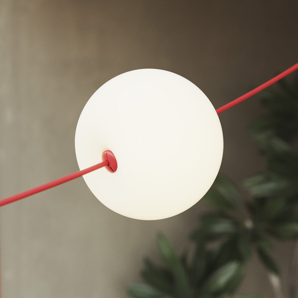 Catena luminosa 12 punti luce da esterno IP67 Rosso Stella Marina - Marina12 Cherry