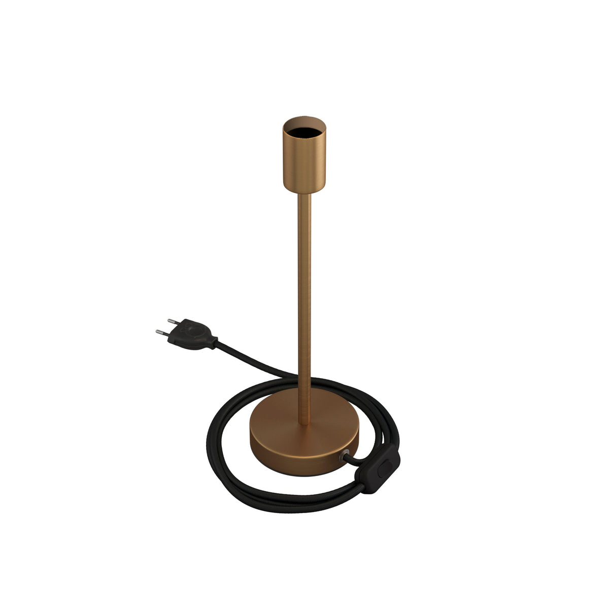 Alzaluce - Lampada da tavolo in metallo - Bronzo satinato 30 cm