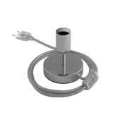 Alzaluce - Lampada da tavolo in metallo - Cromo 5 cm
