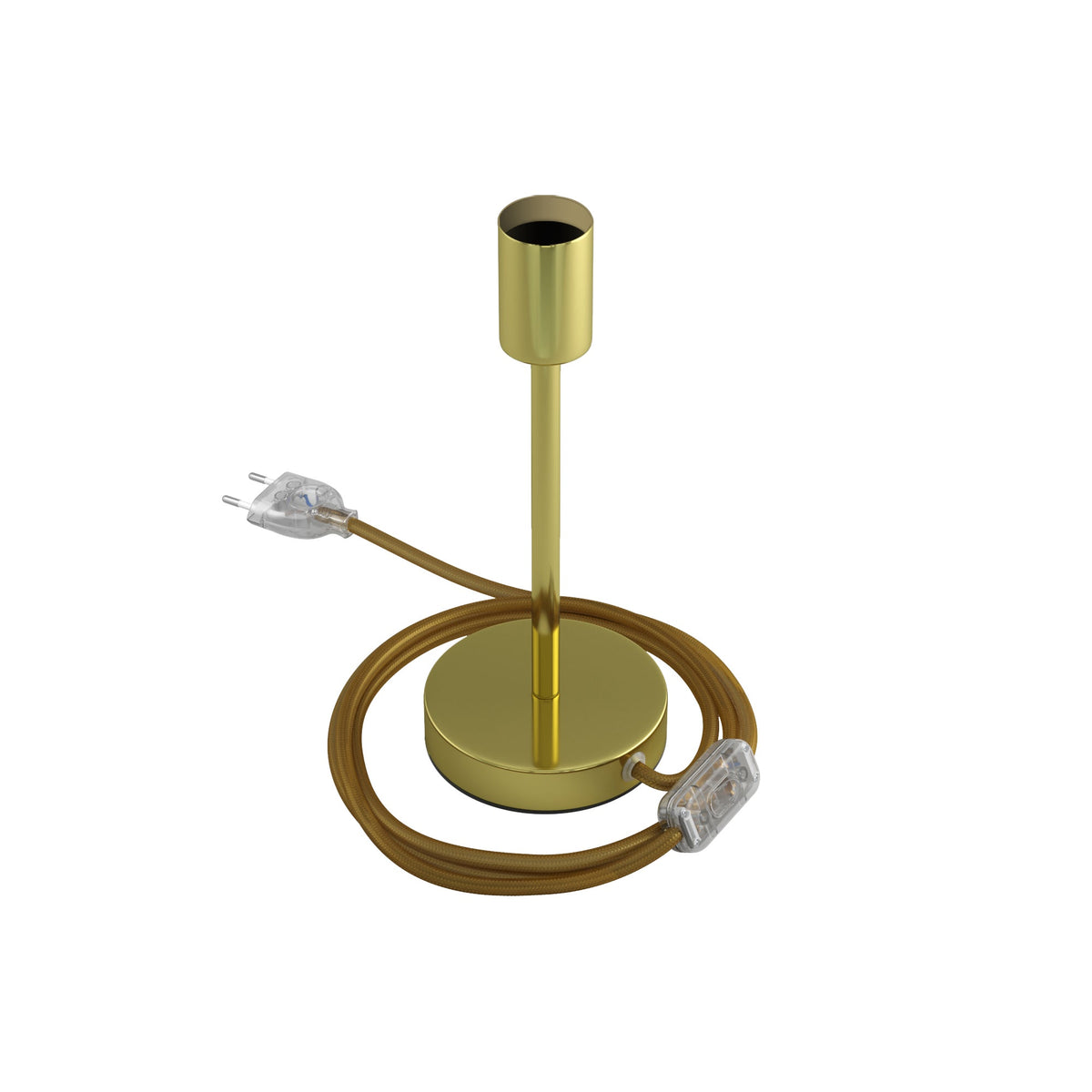 Alzaluce - Lampada da tavolo in metallo - Ottone 20 cm