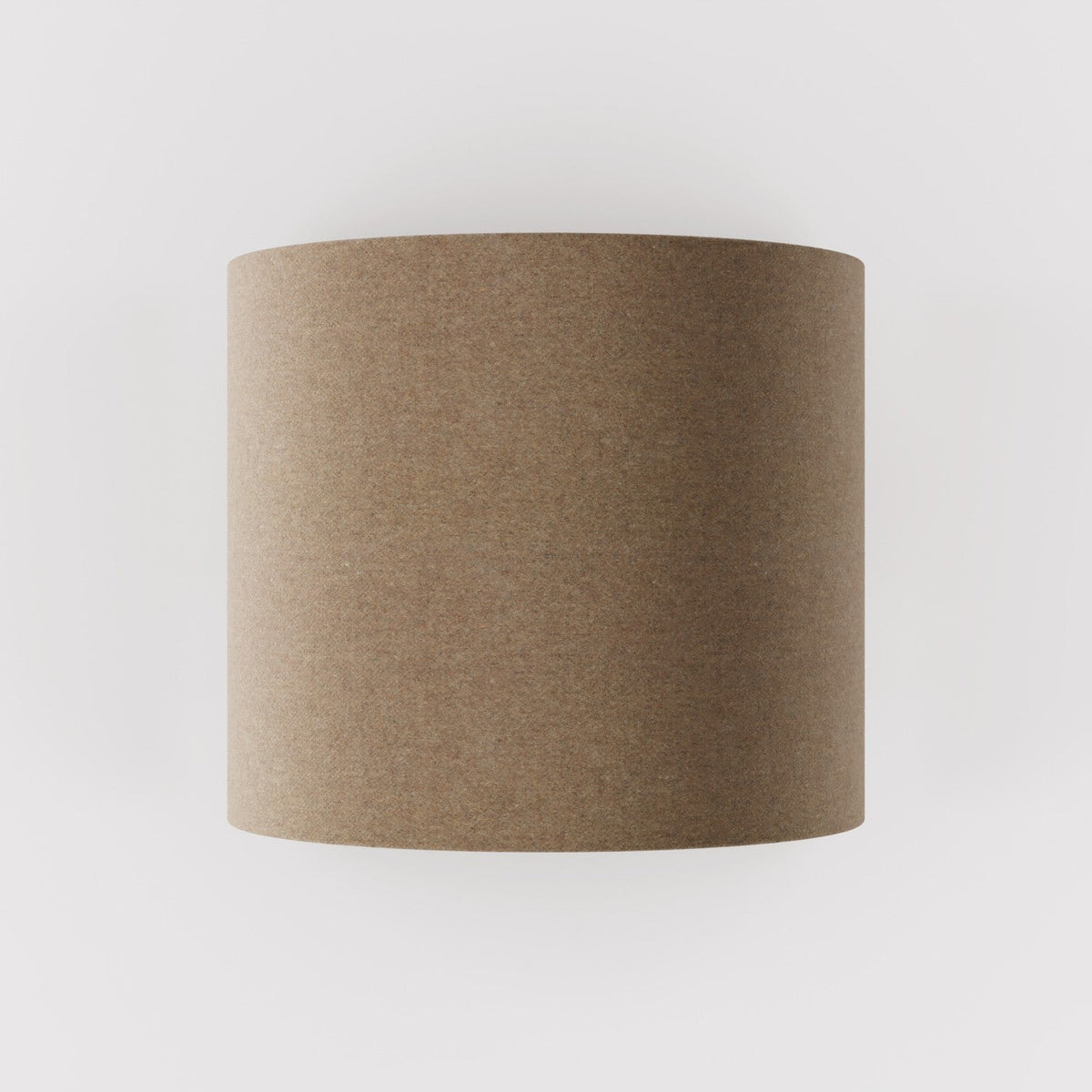 Applique Ventola con paralume in tessuto - Made in Italy - Lana Marrone
