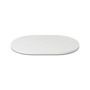 Base metallica ovale per lampada da tavolo MAG-Y - Bianco opaco