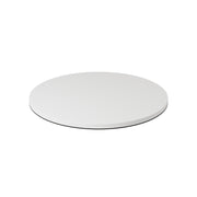 Base metallica tonda per lampada da tavolo MAG-Y - Bianco opaco