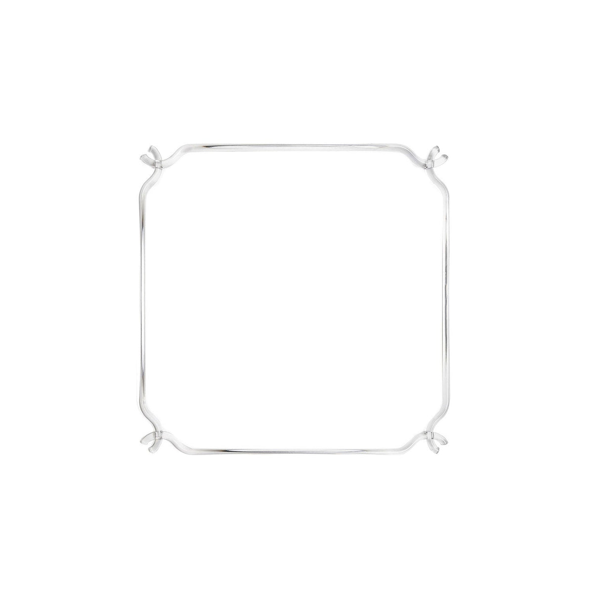 Cage Quadrato - Struttura per lampadari - Trasparente S - L 34 cm