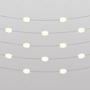 Catena luminosa 12 punti luce da esterno IP67 Grigio - Marina12