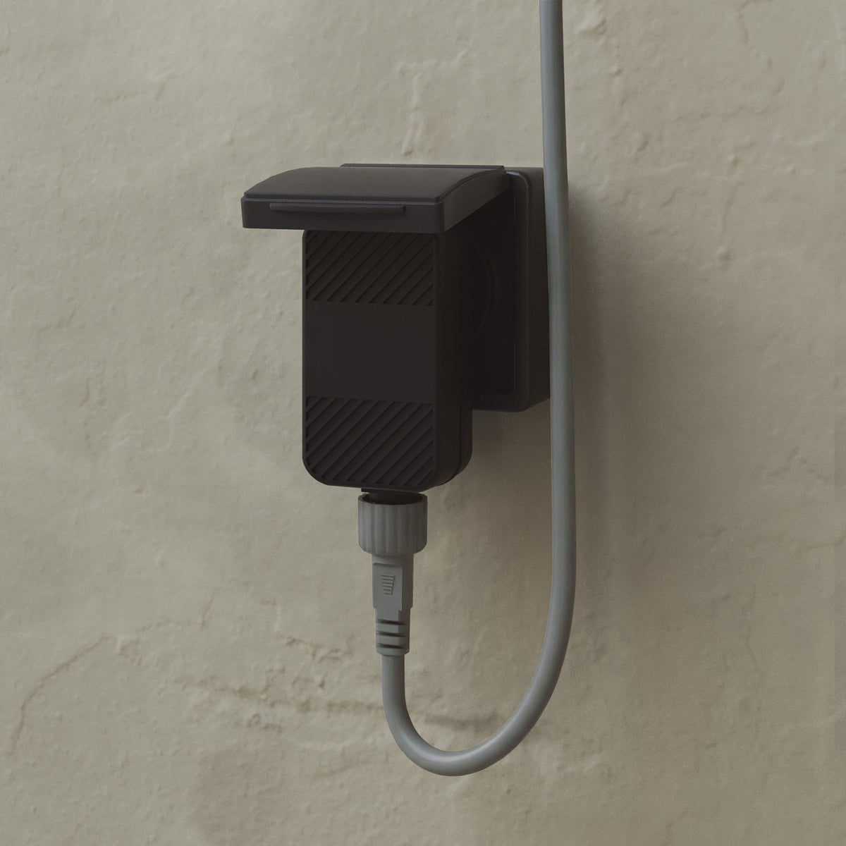Catena luminosa 4 punti luce da esterno IP67 Grigio - Marina4 Cherry 70 cm