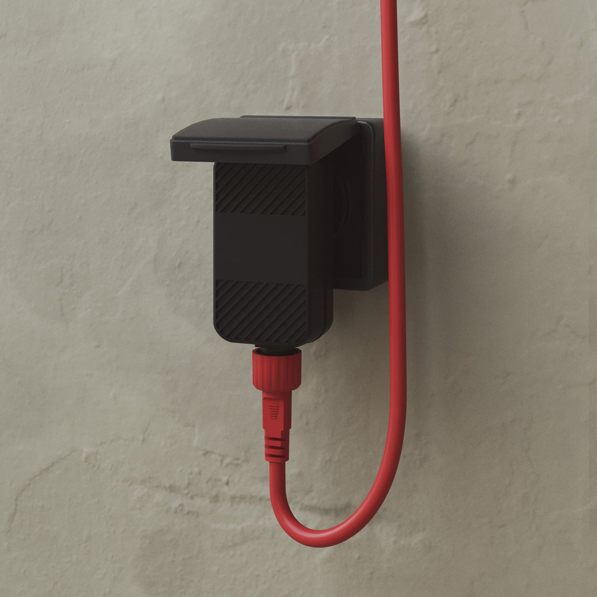 Catena luminosa 6 punti luce da esterno IP67 Rosso Stella Marina - Marina6 Cherry 140 cm