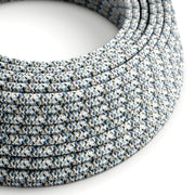 Cavo colorato in tessuto Pixel Palette Ghiaccio - L'Originale Creative Cables, per progetti di illuminazione creativi - RX04