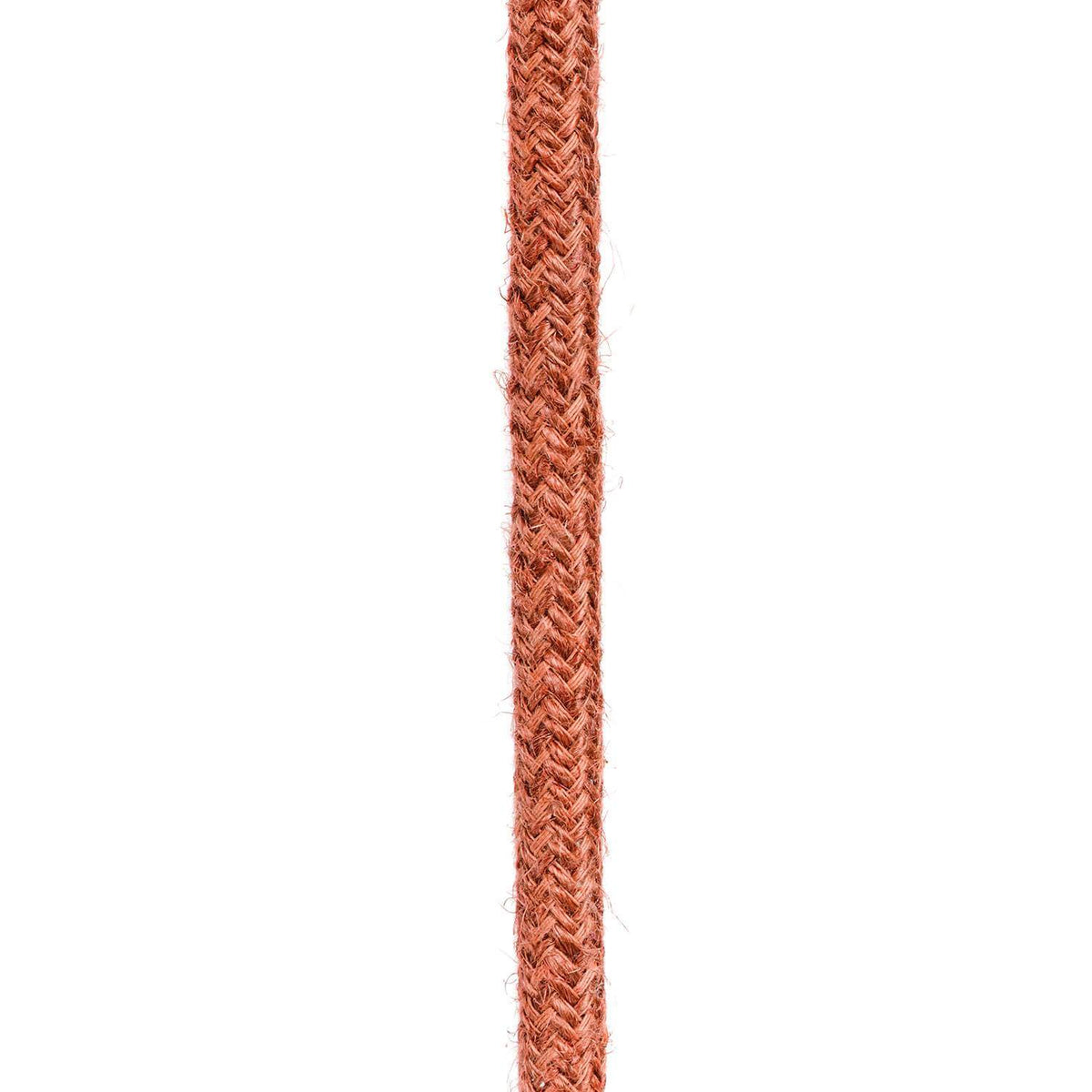 Cavo per illuminazione in juta Arancione Argilla - L'Originale Creative Cables, per lampade a sospensione e da parete - RN27