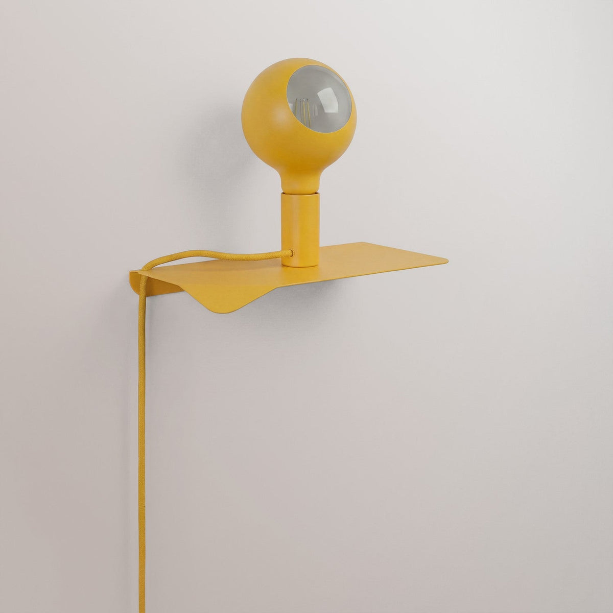 Combo Camo - Lampada con mensola - Giallo