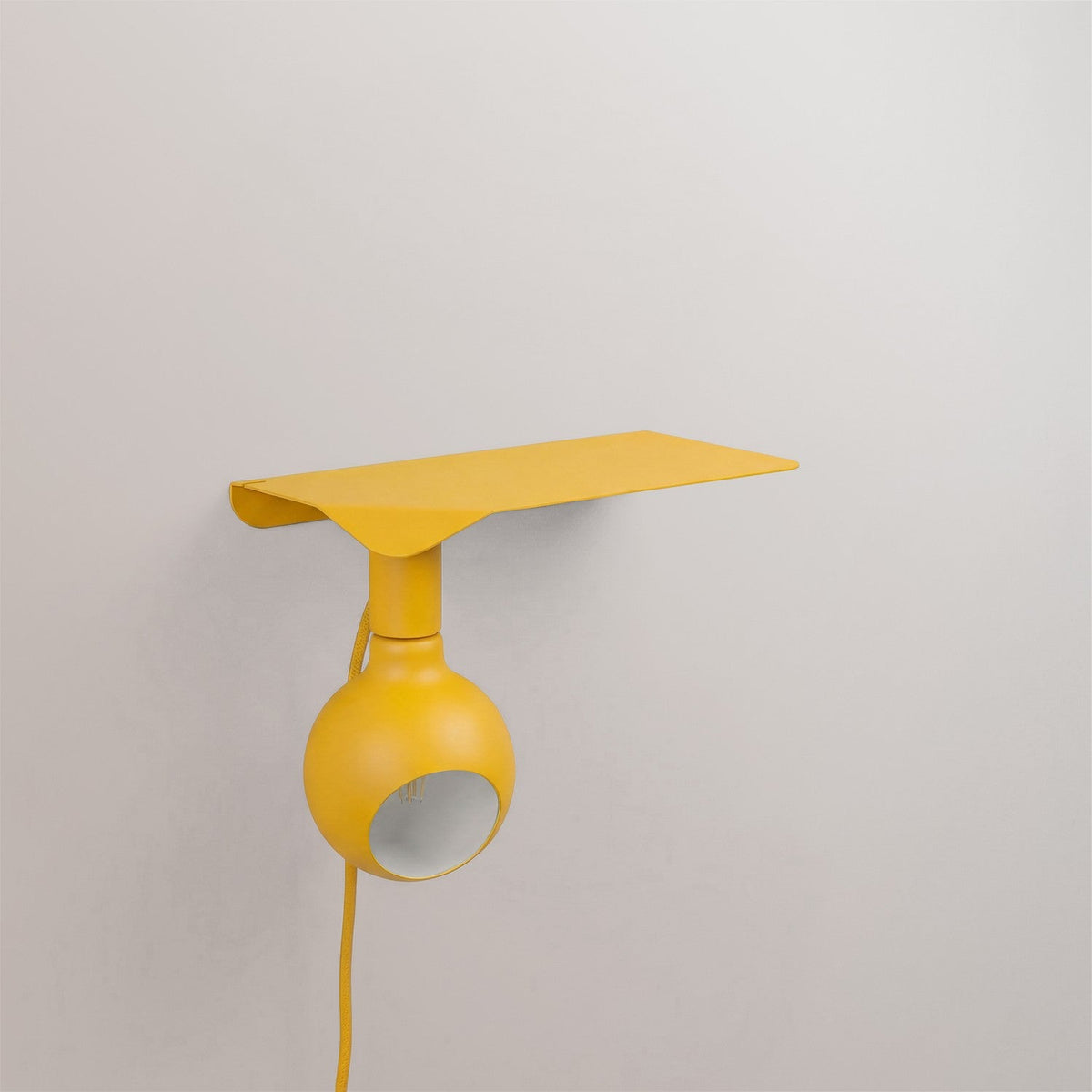 Combo Camo - Lampada con mensola - Giallo
