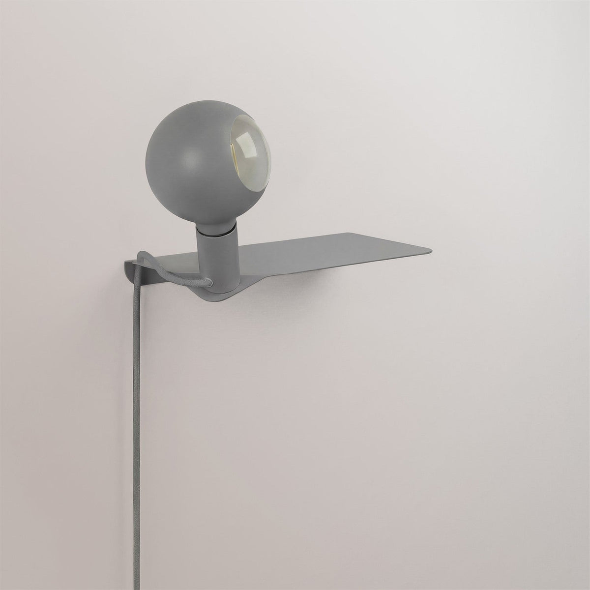 Combo Camo - Lampada con mensola - Grigio