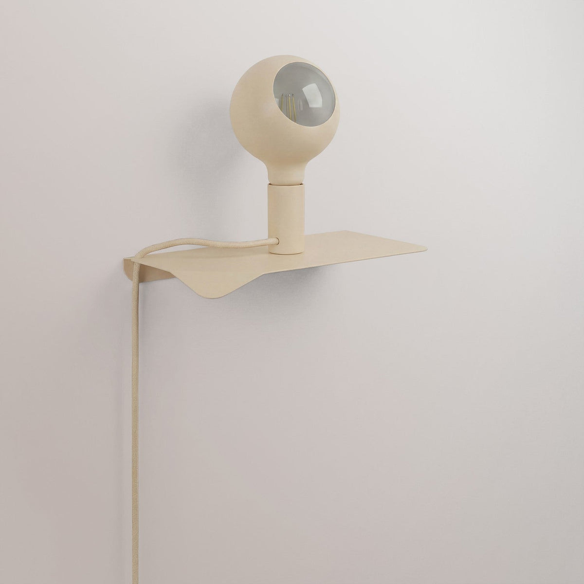 Combo Camo - Lampada con mensola - Panna
