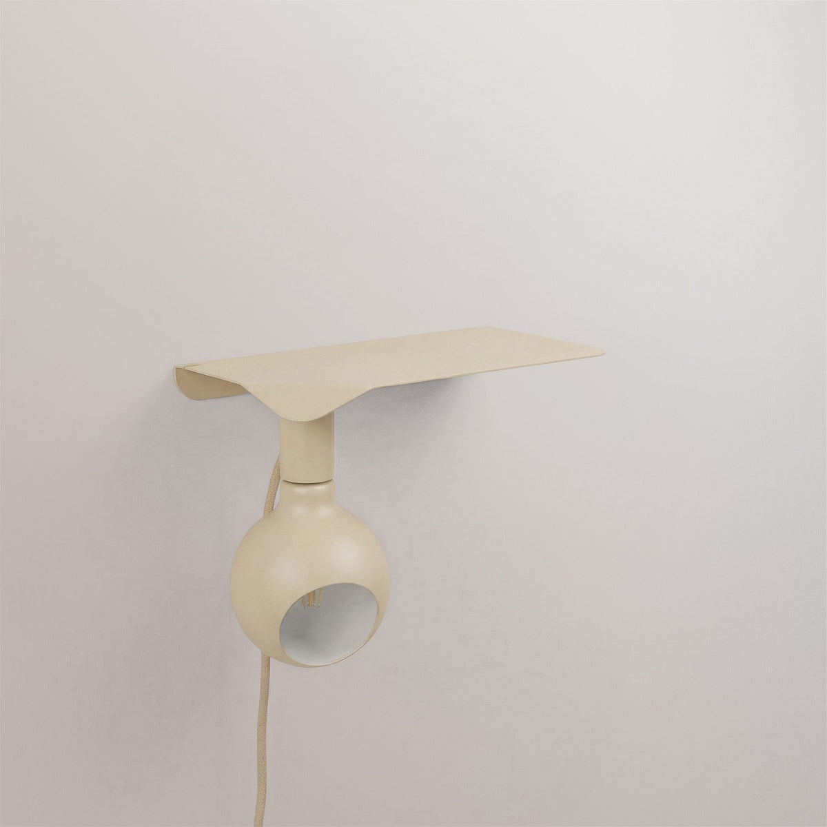 Combo Camo - Lampada con mensola - Panna