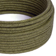 Corda elettrica per illuminazione Marrone Corteccia in juta - L'Originale Creative Cables, per creare lampade fai-da-te - RN26