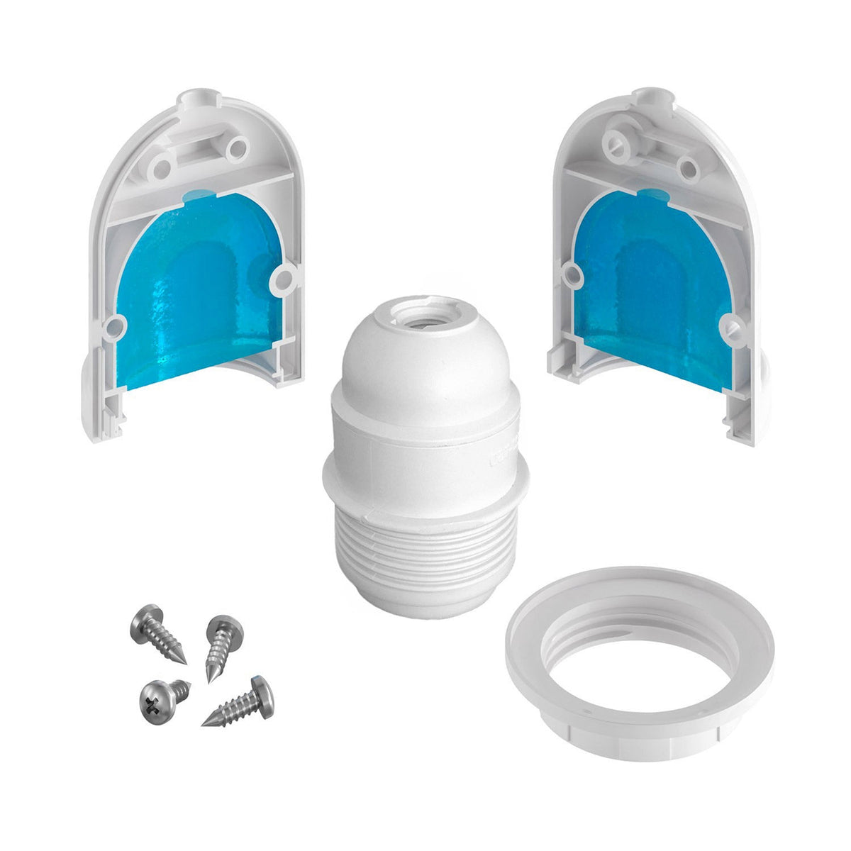 Eiva-1 - Portalampada per esterno E27 protezione IP65 per sistema Modulair - Bianco