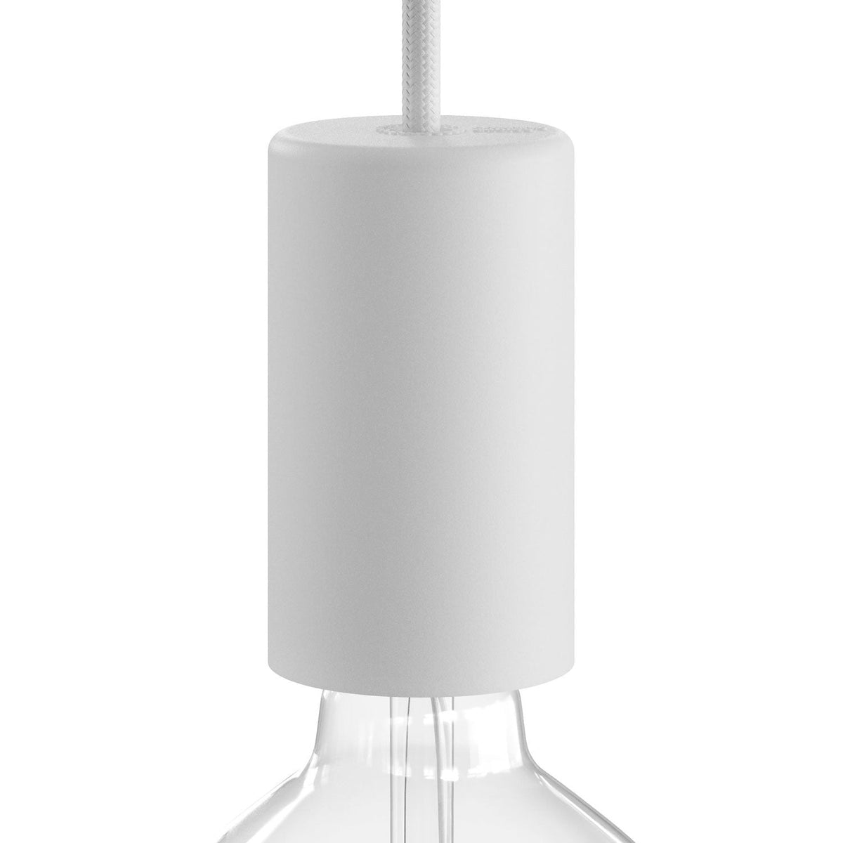 EIVA ELEGANT, kit portalampada per esterno E27 IP65 in silicone per sistema Modulair - Bianco