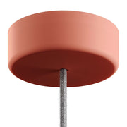 EIVA Kit Rosone in Silicone Soft Touch per Esterno IP65 - Sistema Modulair - Salmone