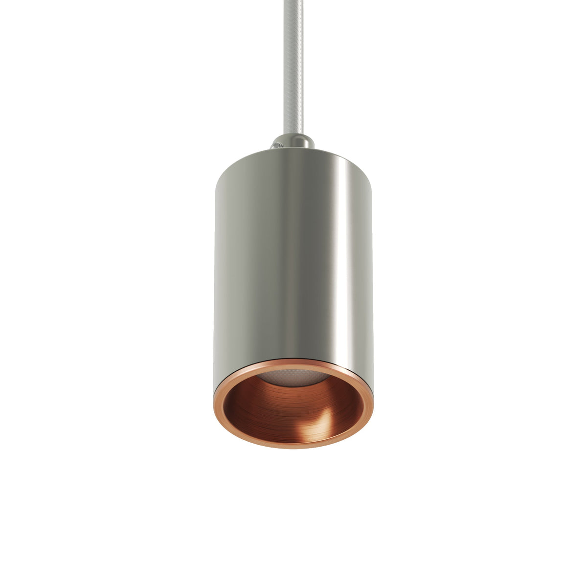 Faretto GU10 Spotlight LED Bispot - Cromo / Rame satinato