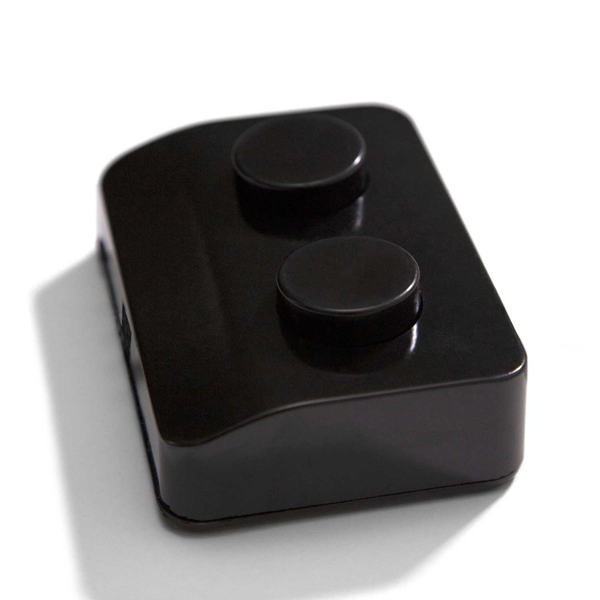 Interruttore Unipolare Nero con doppia accensione a pedale - Design by Achille Castiglioni