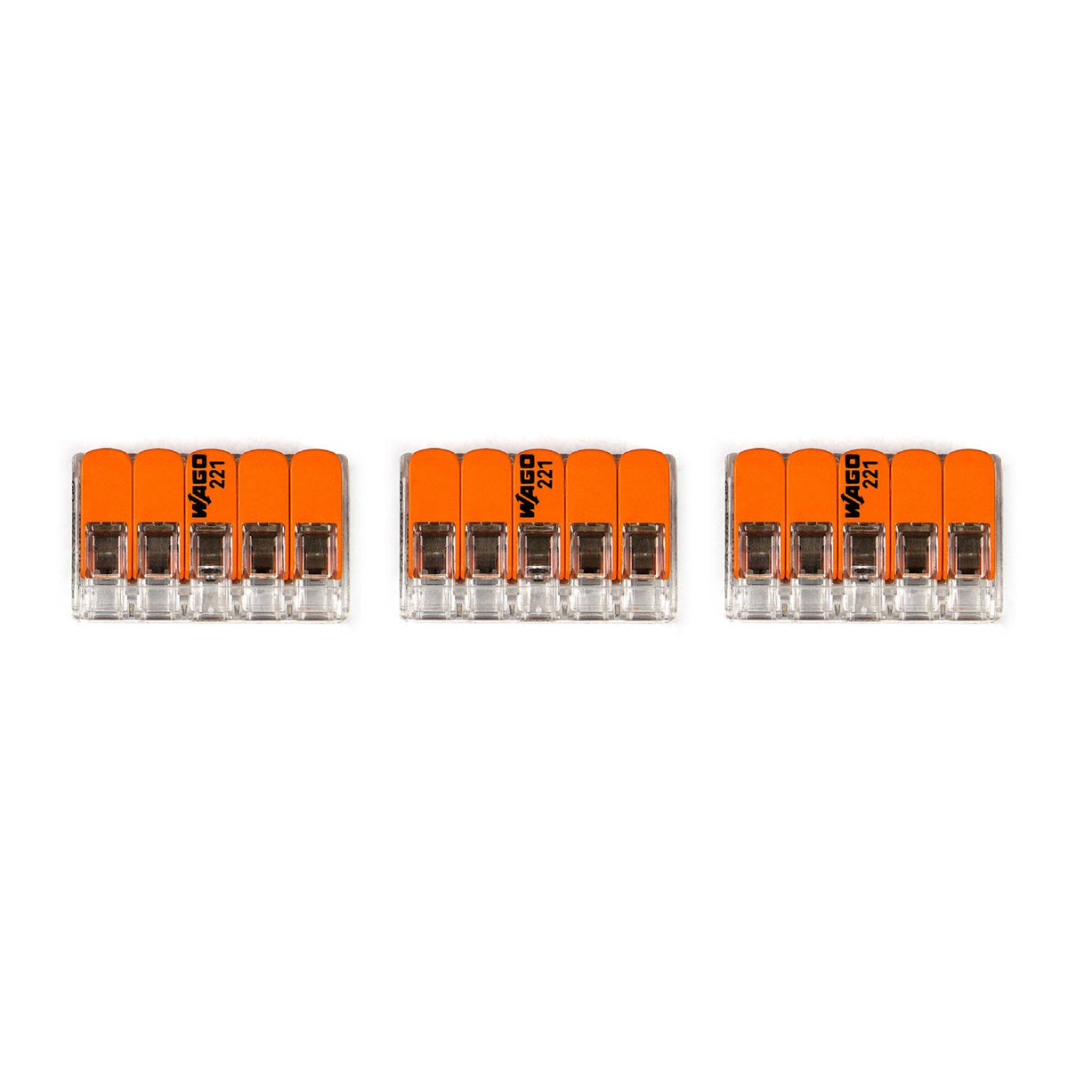 Kit di collegamento WAGO compatibile con cavo 3x per Rosone a 3 fori