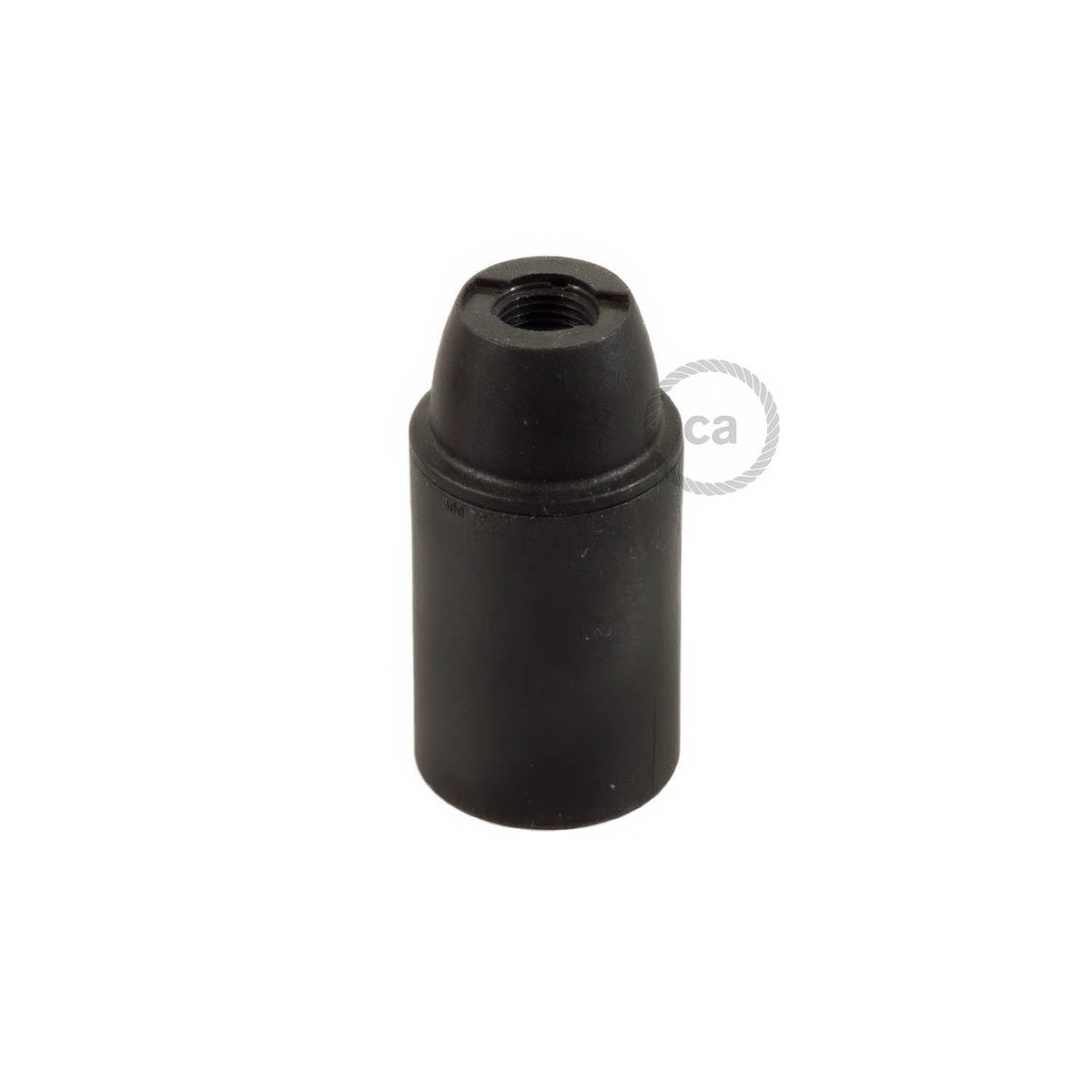 Kit portalampada E14 in termoplastica - Nero