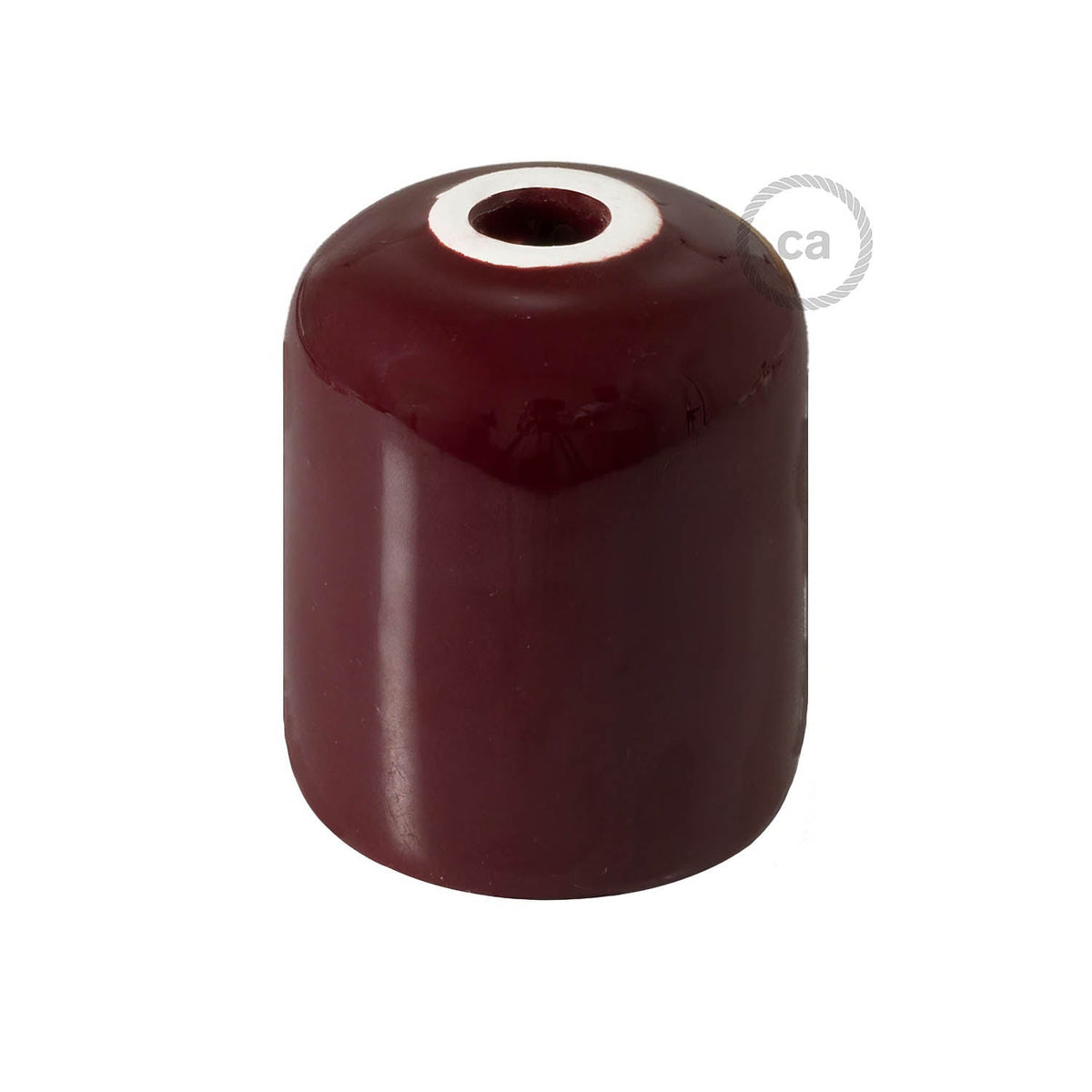 Kit portalampada E27 in ceramica - Bordeaux