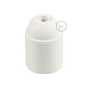Kit portalampada E27 in termoplastica - Bianco