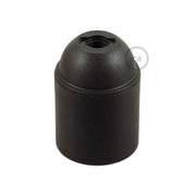 Kit portalampada E27 in termoplastica - Nero