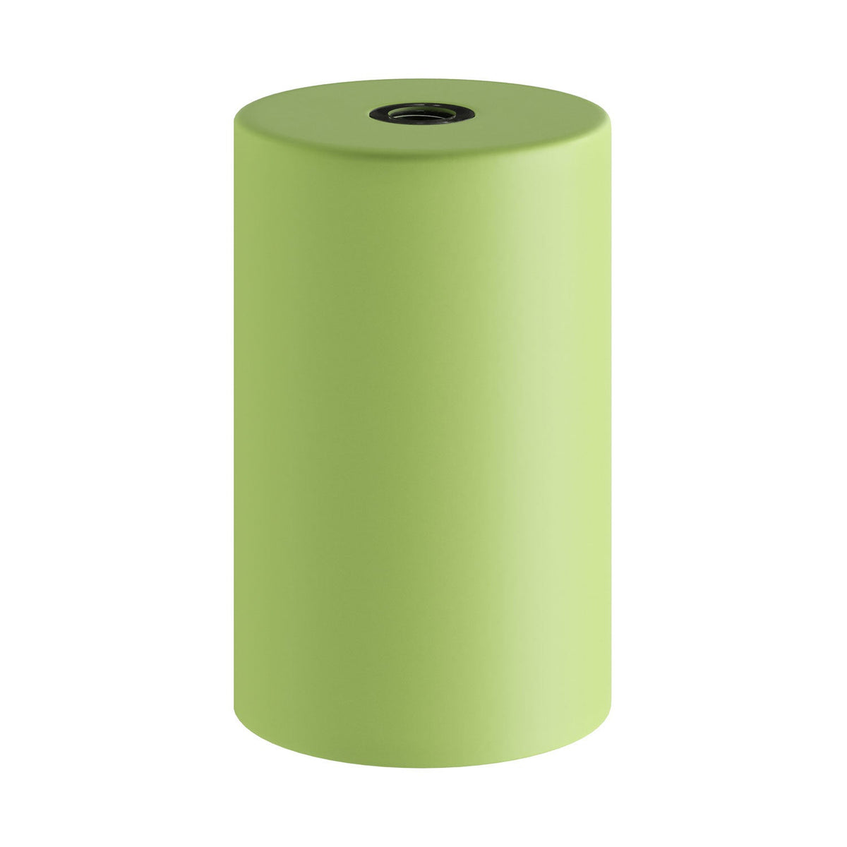 Kit portalampada E27 Pastel in metallo con serracavo nascosto - Verde prato