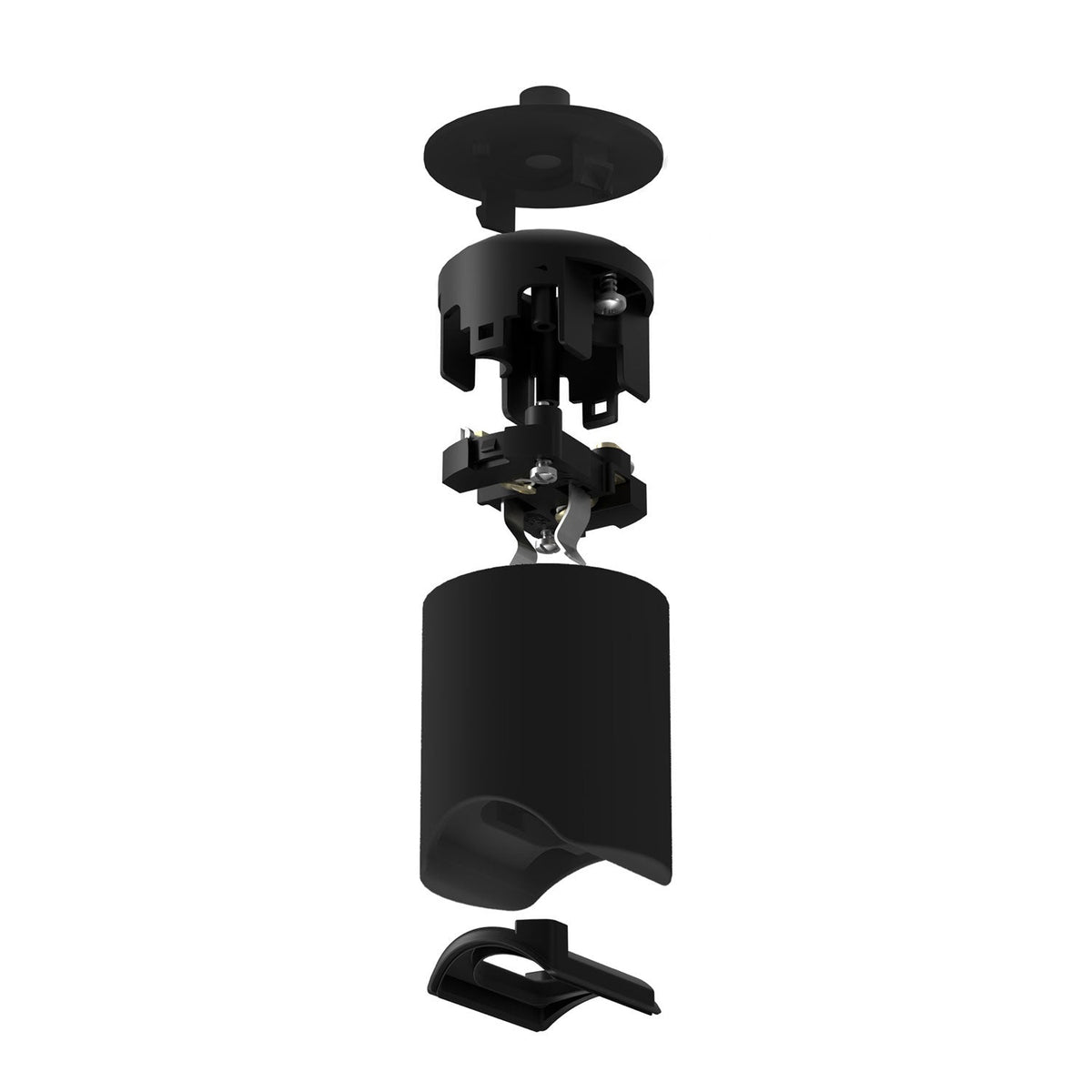 Kit portalampada esse14 per lampade a sospensione con attacco S14d - Nero