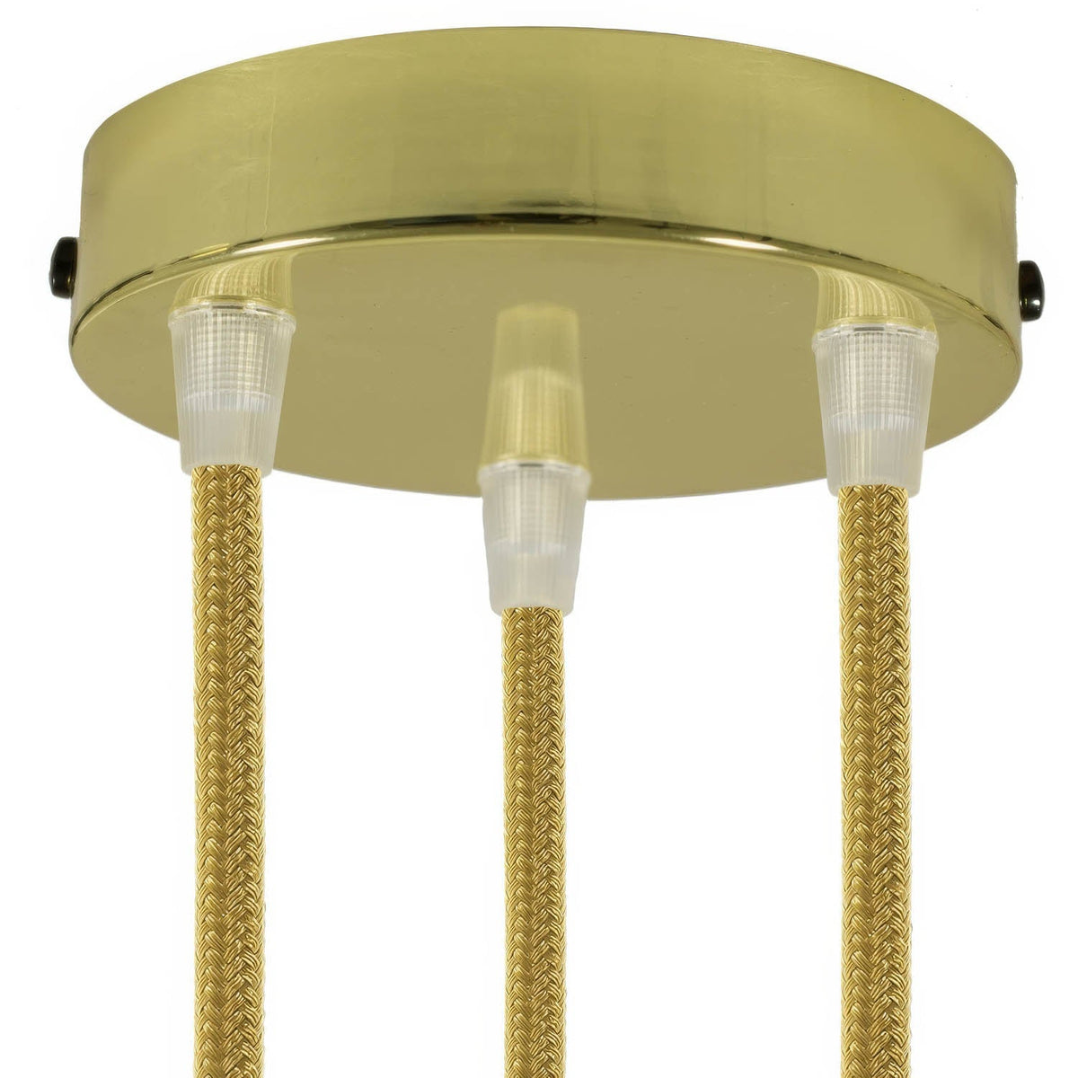 Kit rosone cilindrico in metallo a 3 fori - Ottone Conico