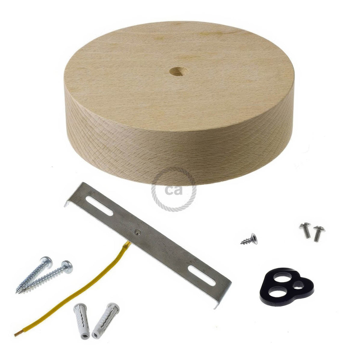 Kit rosone in legno - Neutro