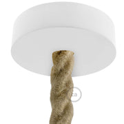 Kit rosone in legno per cordone 2XL - Bianco