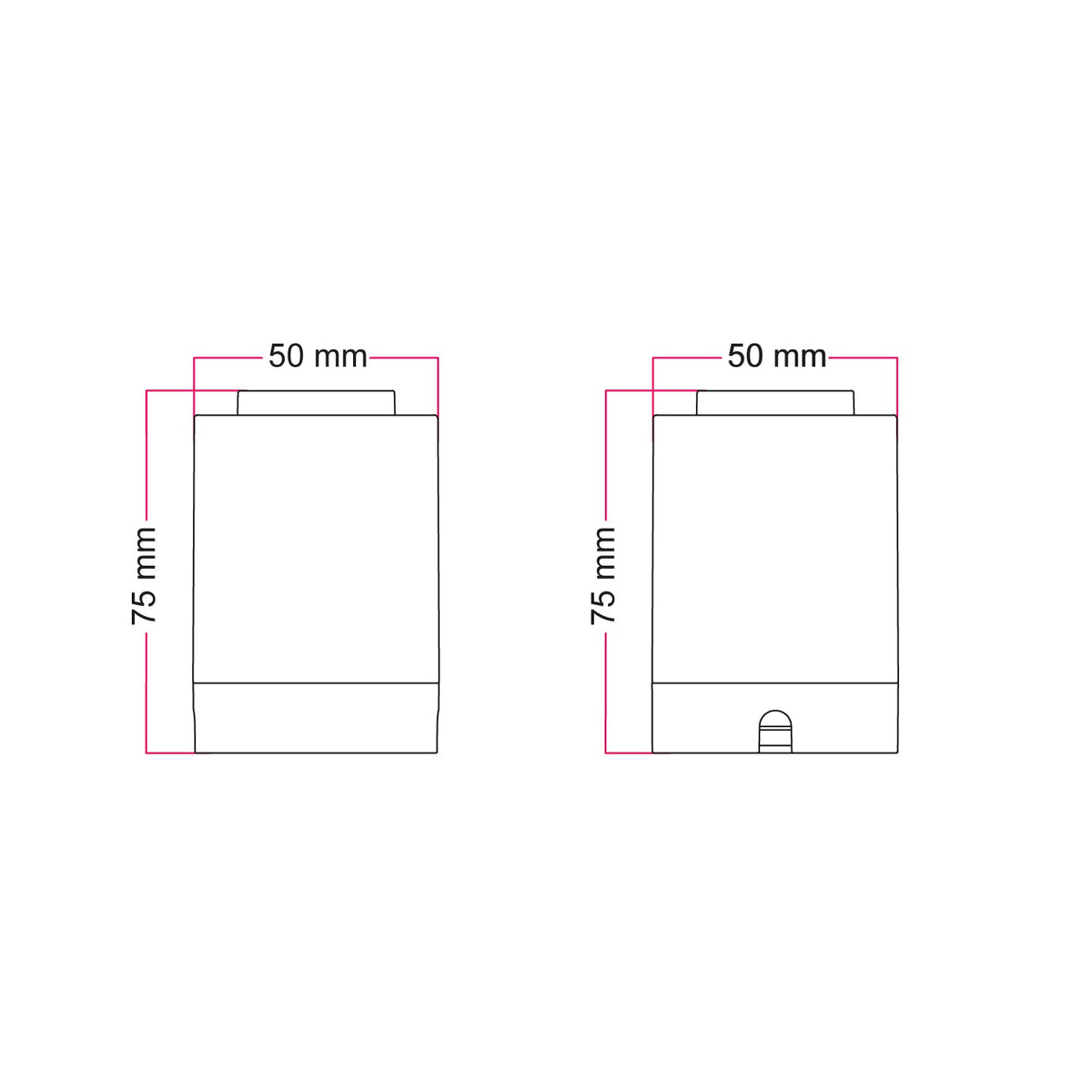 Kit Spostaluce con portalampada E27 - Bianco