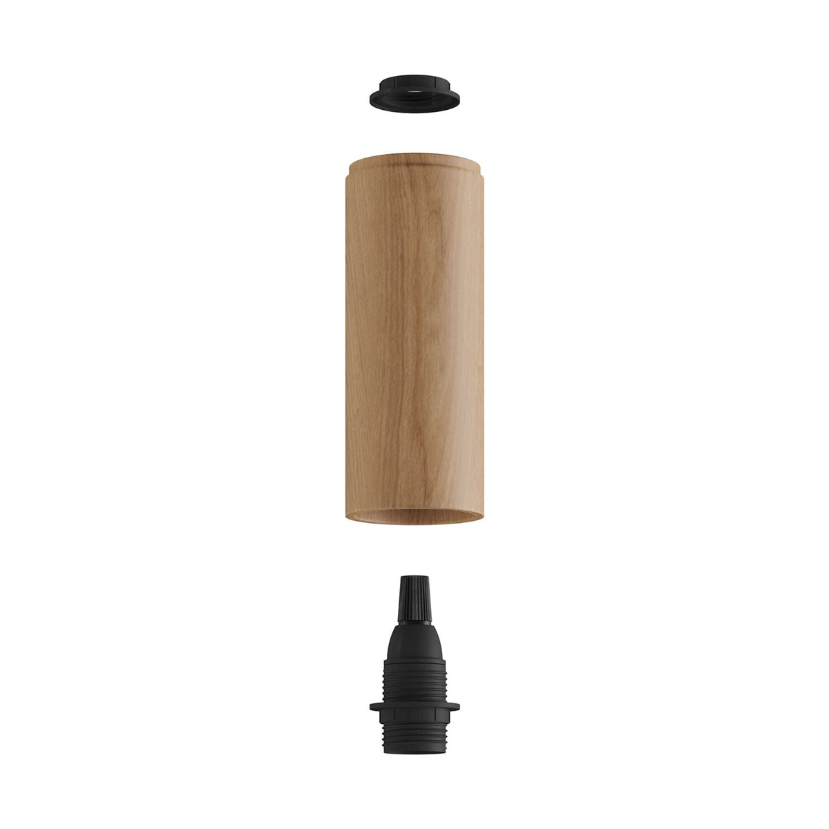 Lampada a 3 faretti con paralume Tub-E14 e Rose-One XXL rettangolare - Neutro