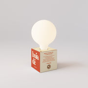 Lampada a batteria Cabless03 "Boia de" con lampadina globo effetto porcellana - Tuttapolpa
