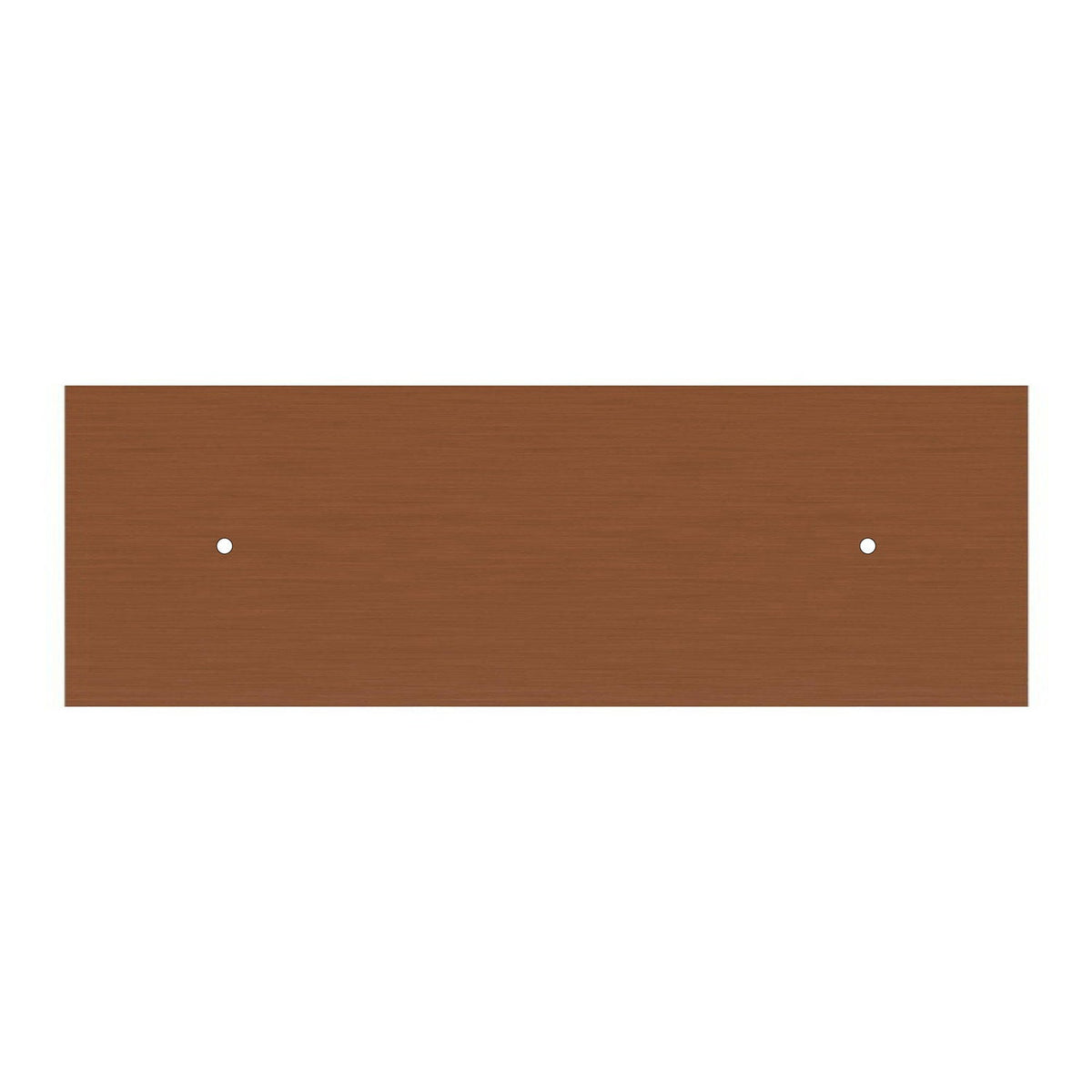 Lampada a sospensione a 2 cadute con XXL Rose-One rettangolare 675 mm con finiture in metallo - Rame satinato
