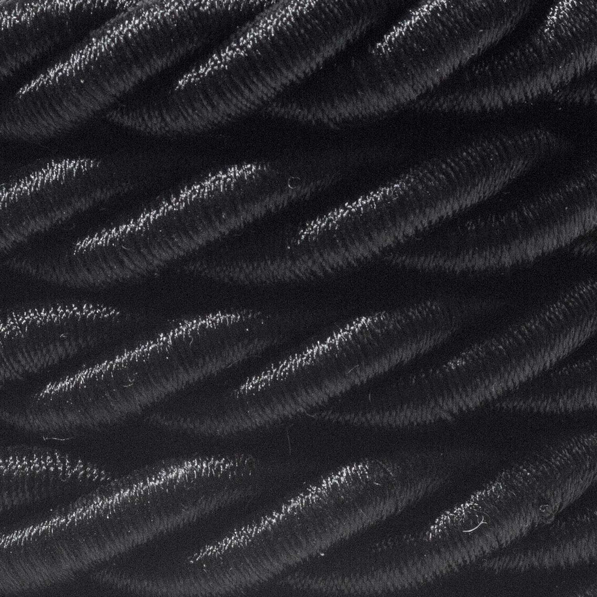 Lampada a sospensione completa di cordone nautico XL 16 mm con finiture in legno verniciato - Nero