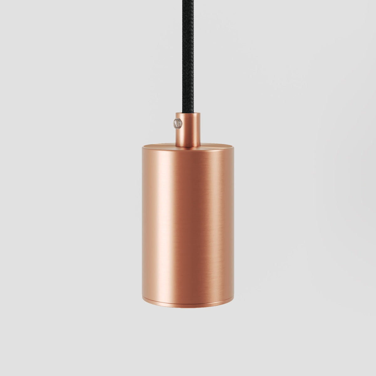 Lampada a sospensione con faretto GU10 Bispot per sistema a binario - Rame satinato Si Powergear