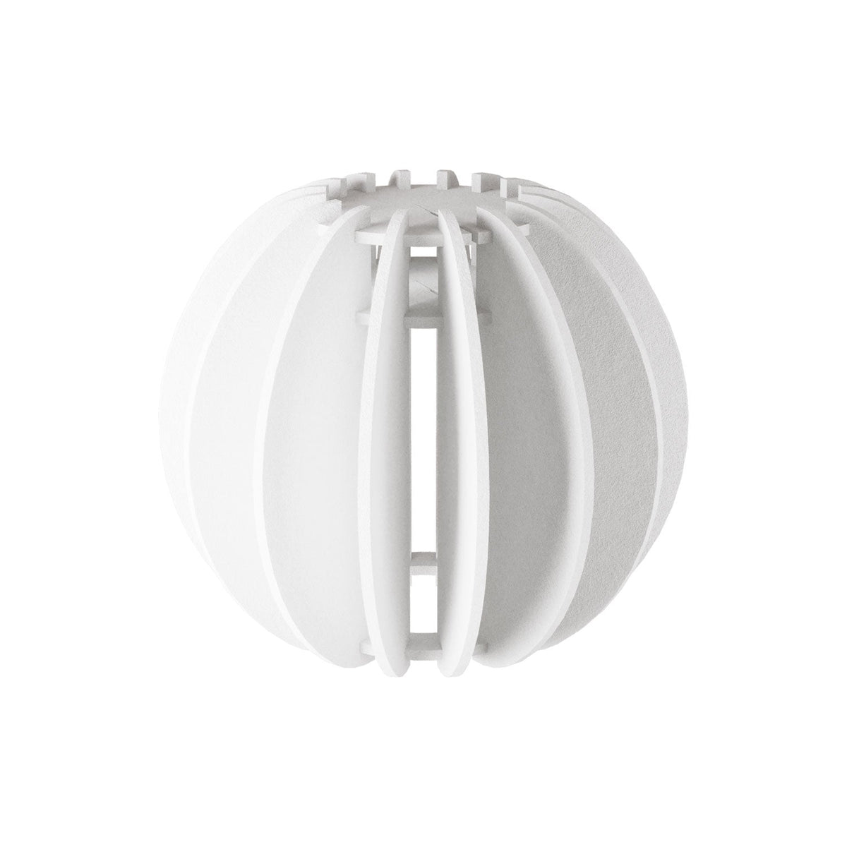 Lampada a sospensione con paralume ellittico LAMPSHHADE in materiale fonoassorbente - Bianco melange