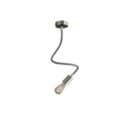 Lampada Creative Flex 60 cm da parete o soffitto - Titanio satinato