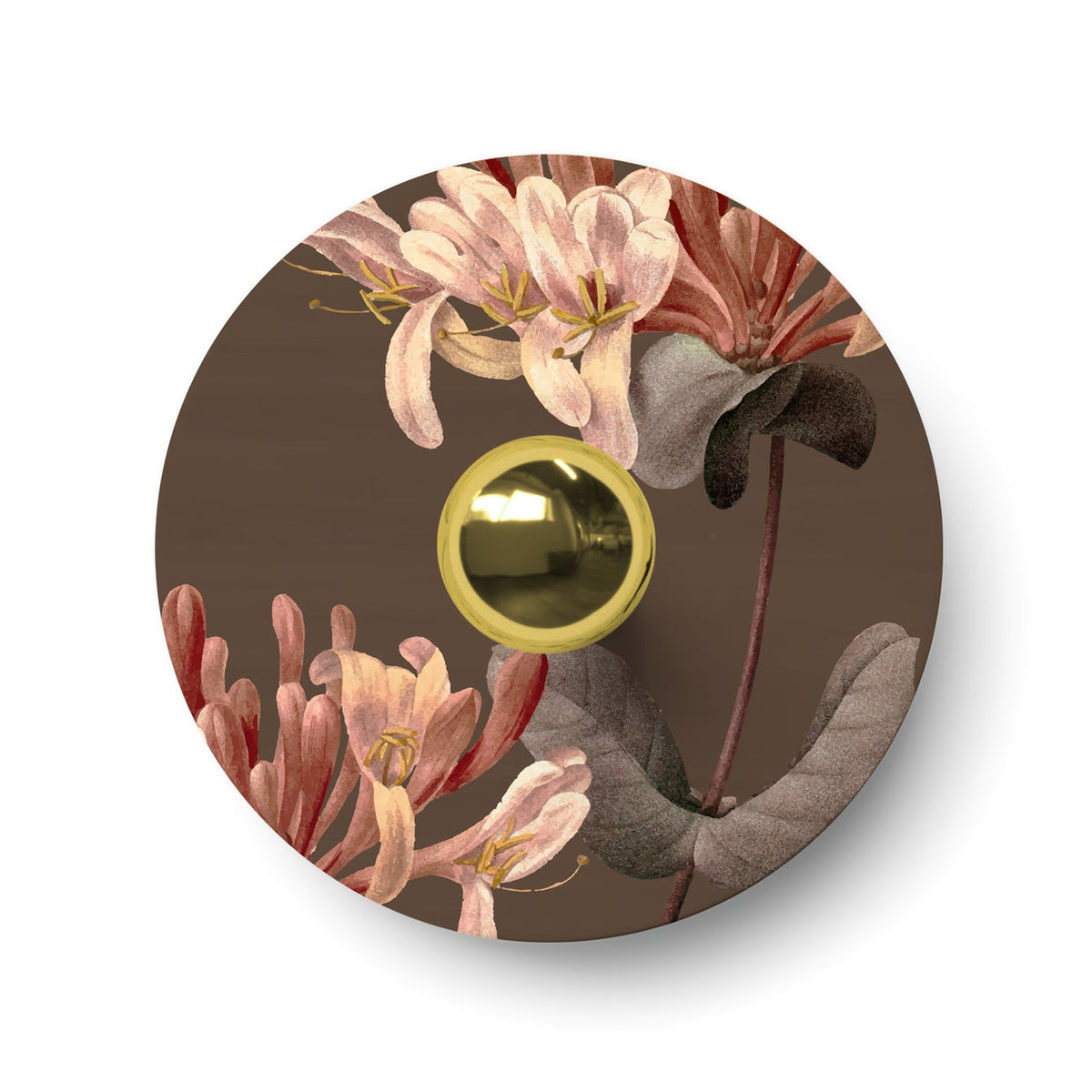 Lampada da parete o soffitto con paralume a disegni floreali 'Blossom Haven' Botanico Lonicera - Waterproof IP44